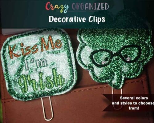 Decorative Planner Clips