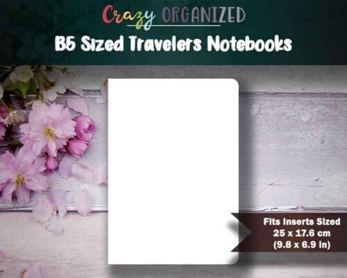 B5 Sized Travelers Notebook