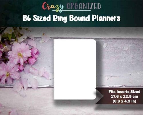 B6 Sized Ring Bound Planner