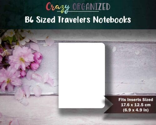 B6 Sized Travelers Notebook