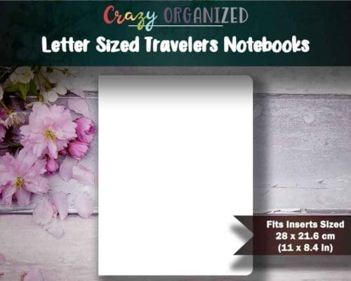 Letter Sized Travelers Notebook